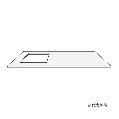 ●クリナップ 【BBVC1701BL】濃灰色 どんぶり鉢左寄せ 洗面かざり付ける台 ELVITA(エルヴィータ) カウンタ(片寄印字機) 間口170糎〔GB〕