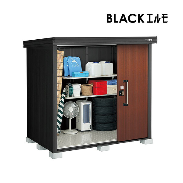 ●u.ヨド屋根裏部屋/ヨドコウ 【LMDU-2215-BK CW】黒茶木材 ブラックエルモ 中・大型屋根裏部屋 豪雪型 2連片引き戸 間口2m22cm×奥ふかさ1m52糎 受注約2週
