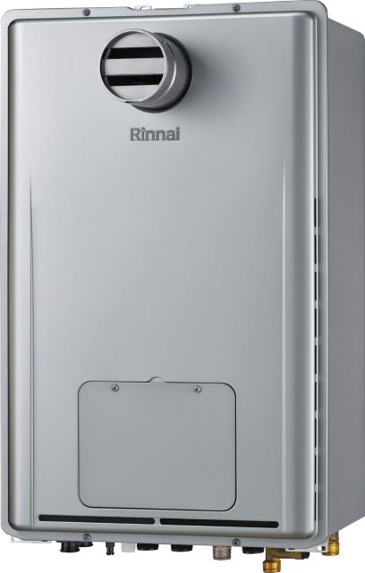 ●リンナイ ガス給湯暖房用熱源機【RUFH-EQP2408AT2-6】フルオート 24号 ecoジョーズ 即湯ユニット PS扉内設置型/PS前排気型 (超高層耐風仕様) リモコン別売〔IC〕