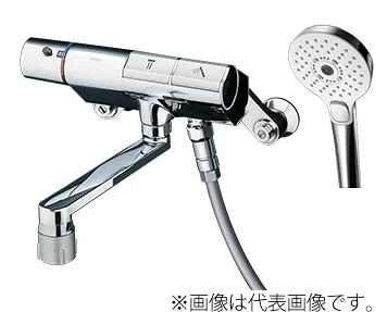 TOTO 風呂場用水栓金具【TMN40TY4】手当たり 壁付サーモスタット雑ぜ合わせる水栓 コンフォートウェーブ 3流行り物 めっき (旧品番 TMN40TJ)〔GE〕