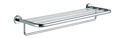 CERA/セラ【ECS5069S】システム 01 タオルラック 650mm バー付〔EI〕|クローバー資材館