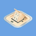 パナソニック 配線金具【DU1300W】F型アップコン住宅用 電源用 角型