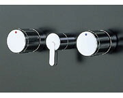 INAX/LIXIL【BF-280W-13】(BF280W13) 埋込形２ハンドル混合栓(レバー切換弁付) 受注約3週〔IF〕