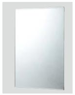 INAX/LIXIL アクセサリー【KF-D5065AG】(KFD5065AG) 化粧鏡(防錆) 角形〔IE〕