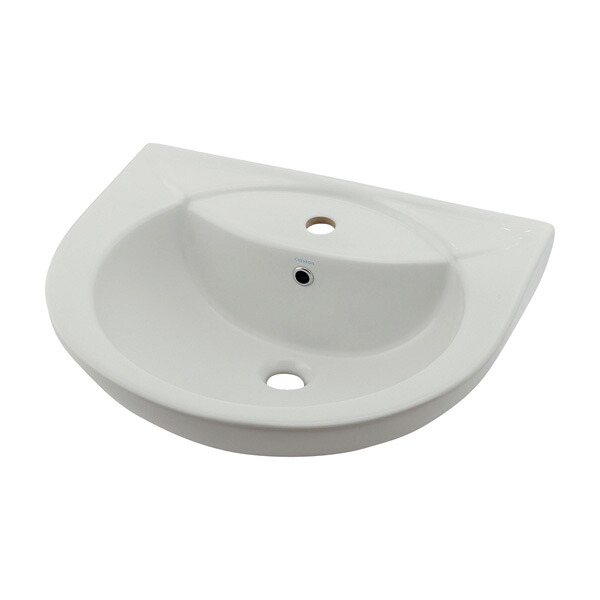 ●カクダイ 【CL-WB1059W】壁掛洗面ボウル (旧品番 #CL-WB1059)〔GB〕|クローバー資材館