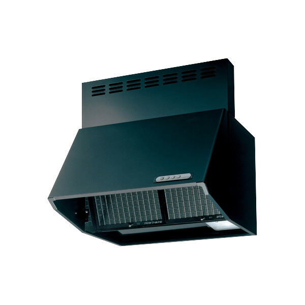 ●カクダイ 【FJ-BDR3HL601BK】レンジフード(深型) ブラック 前幕板付属 (旧品番 #FJ-BDR3HL601BK)