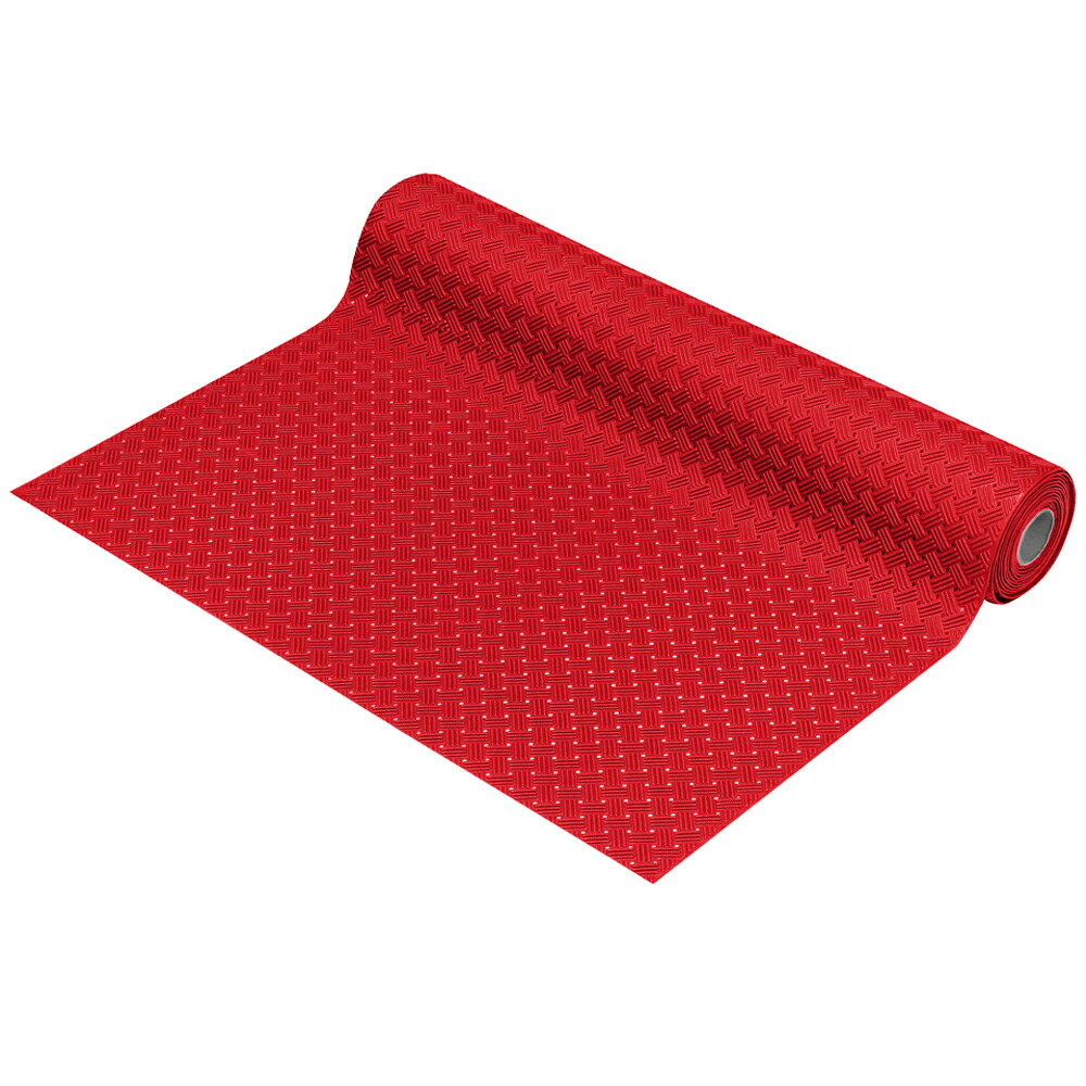 ▲●u.ミヅシマ工業 【411-1240】ダイヤマットグリッド レッド 920mm×10m