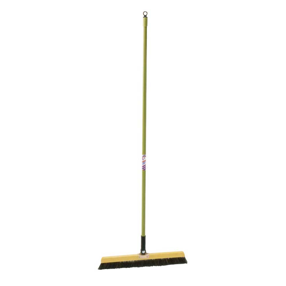 ▲●u.ミヅシマ工業 【030-0060】ミリオン近代箒 45cm 本体 ヘッド部45cm 馬毛付き 10本入 受注生産