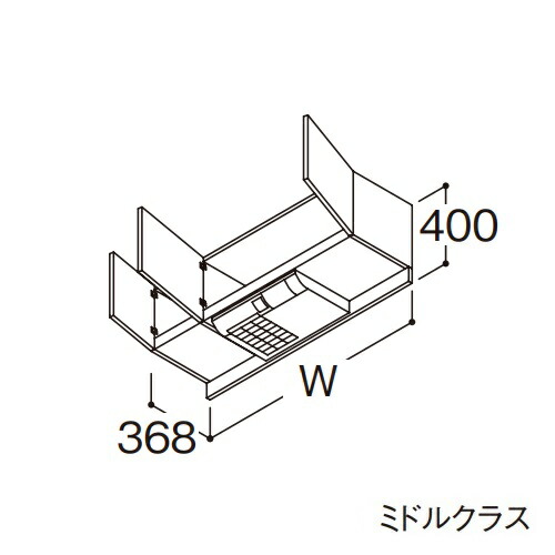 ###TOTO 快適涼暖ウォールキャビネット ミドルクラス オクターブ 間口1000mm 受注約1週