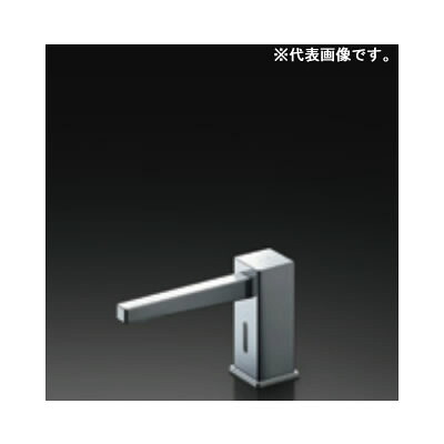 TOTO 書き割り品番【TLK08S02JA】(TLK08001J+TLK01102JB) オートソープディスペンサー 自動小銃水石ケン振り出し栓 貯蔵タンク静電容量3L 2連 角スパウト (旧品番 TLK08S02J)〔GE〕