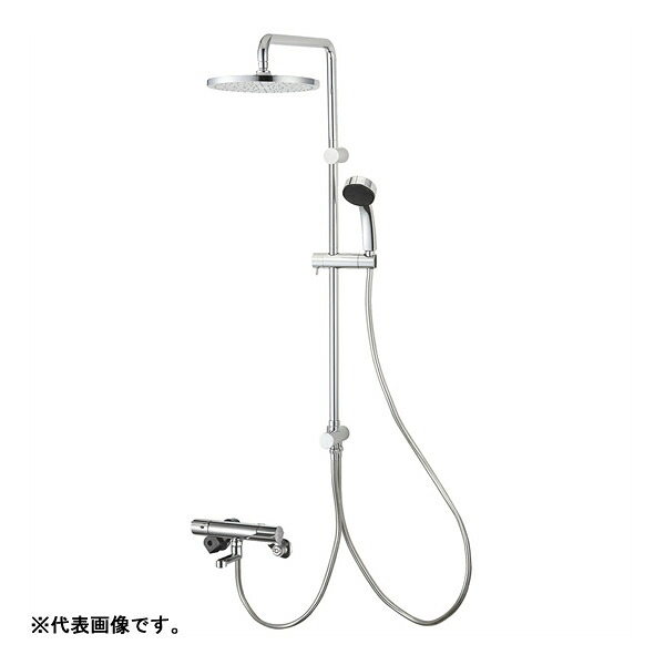 ●∠三栄水栓/SANEI 水栓金具【SK18CK-2S3】サーモシャワー混合栓 URBANTOWER クロム 寒冷地用〔GA〕