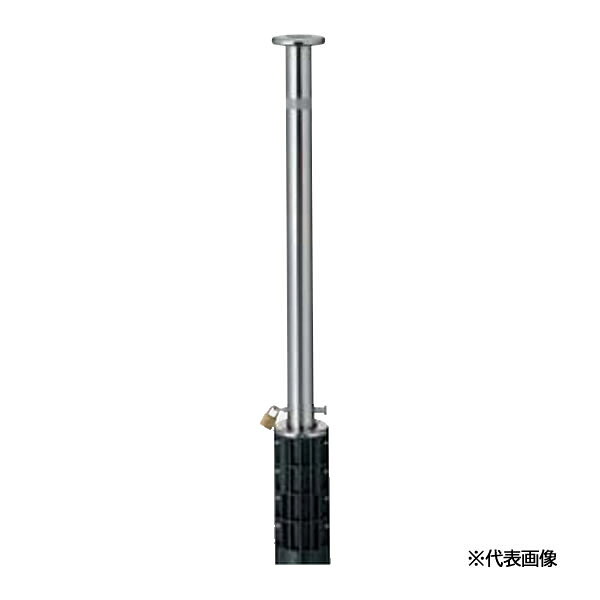 ●u.LIXIL スペースガード(車止め)【LNF44】F76型 埋込式 南京錠付き 標準型 ステンレス