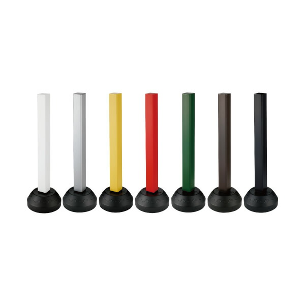 ●前澤化成工業 【PLS730】パレットスタンド 本体+台座セット 全長856mm MELSシリーズ〔FF〕