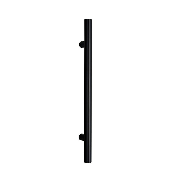 リラインス アクセサリー【R4607MBK-600A】ニギリバー I型 600mm ネジタイプA(六角タッピングネジ/コンクリート等) マットブラック 4600・シリーズ〔FD〕
