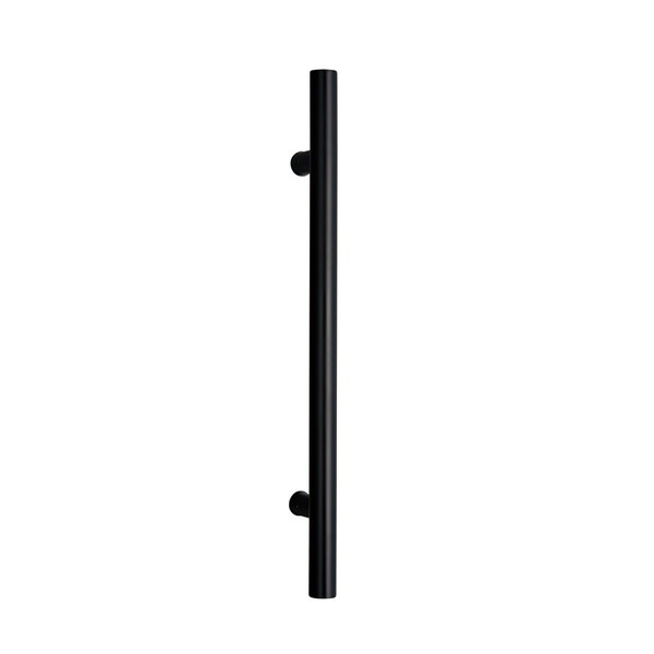リラインス アクセサリー【R4607MBK-600B】ニギリバー I型 600mm ネジタイプB(六角ボルト/UBの壁パネル等) マットブラック 4600・シリーズ〔FD〕