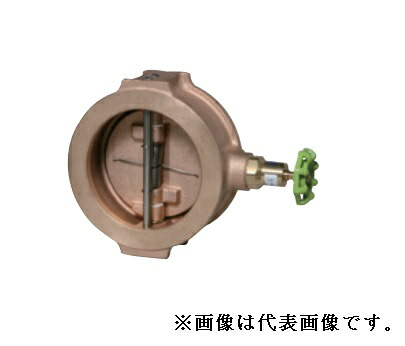 大和バルブ【B10WCN-B-100A】青銅バルブ ウェハーチェッキ 給湯用 衝撃吸収式〔FI〕|クローバー資材館