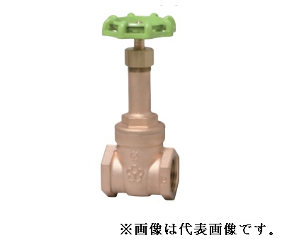 大和バルブ【B5G6N-80A】青銅バルブ (弁棒 CAC406C) ゲートバルブ〔ID〕