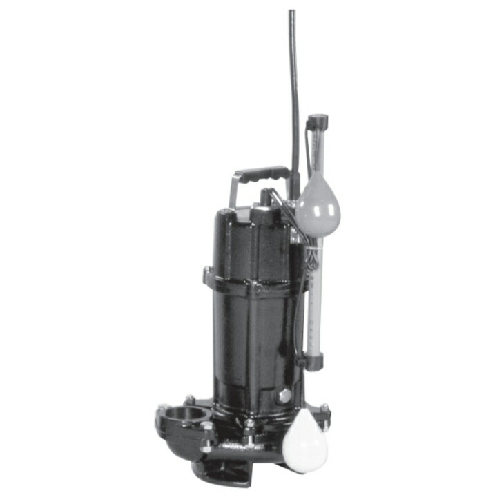 ●エバラ/荏原【50DVSA6.75B】雑水抜き用セミボルテックス水中揚水機 DVSA型 自動小銃型 三相 60サイクル(旧品番 50DVSA6.75A)〔GA〕