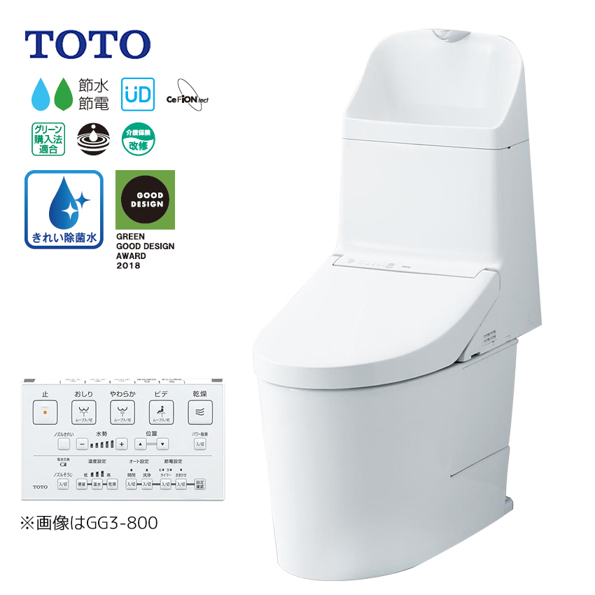 楽天市場】π####TOTO ウォシュレット一体型便器 GG1【CES9415PX 