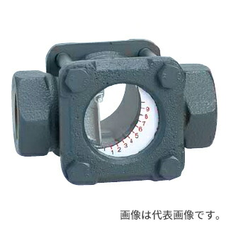 ヨシタケ【SF-1S-20A】サイトグラス FCD製 フラップ式 呼び径20A(3/4)〔HG〕