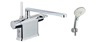 INAX/LIXIL【BF-WM646TNSLM(300)】サーモスタット付シャワーバス水栓 吐水口長さ300mm エコアクアスイッチシャワー(めっき仕様) 寒冷地 受注約2週〔IE〕