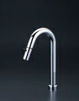 KVK 水栓金具【K1103L2】立水栓(単水栓)先端吐止水付 吐水口高さ143mm〔HB〕