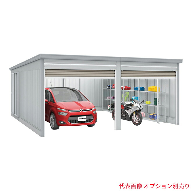 ●u.イナバ物置/稲葉製作所 ガレージ【GRN-3157HL-2】SM ステンメタリック GRN ガレーディア 一般型 注2週|クローバー資材館