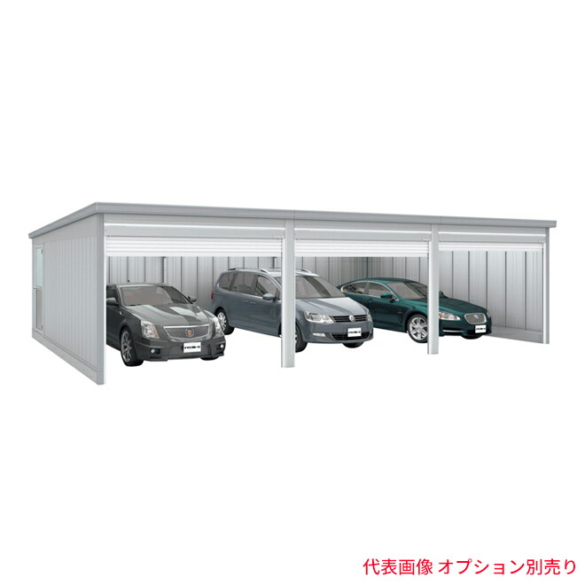 「追加棟のみの購入は不可」 ●u.イナバ物置/稲葉製作所 ガレージ【GRN-3657HL】SW シルキーホワイト GRN ガレーディア 一般型 高基礎 追加棟 注2週