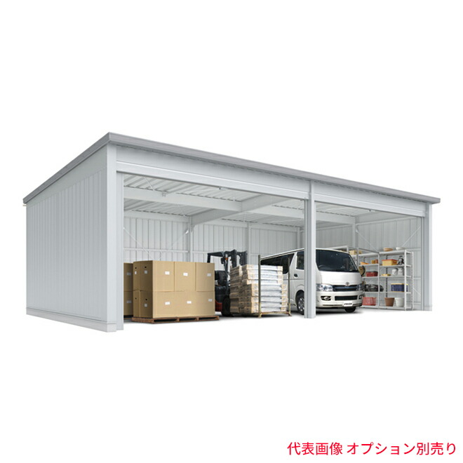 u.イナバ物置 稲葉製作所 倉庫SGN イナバ倉庫 一般型 布基礎 高基礎仕様 ４棟タイプ 注2週 豪華