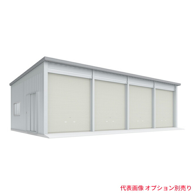 ●u.イナバ物置/稲葉製作所 倉庫【SGN-358GUB-4】SGN イナバ倉庫 多雪地型 ベタ基礎 4棟タイプ 注2週
