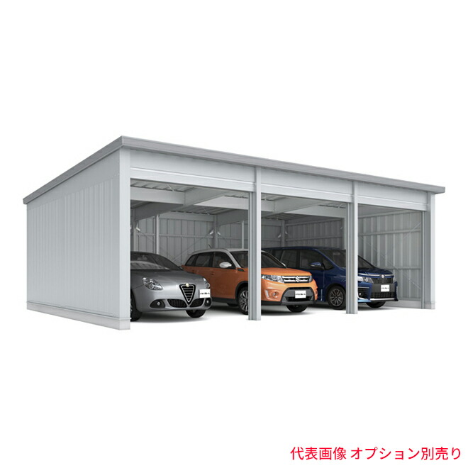 ●u.イナバ物置/稲葉製作所 倉庫【SGN-358MUN-3】SGN イナバ倉庫 多雪地型 布基礎 高基礎仕様 3棟タイプ 注2週