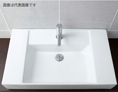 INAX/LIXIL サティス洗面器【YL-A558TNBV】ベッセル式 単水栓 床給水 床排水(Sトラップ) 排水口カバーなし 寒冷地〔HC〕
