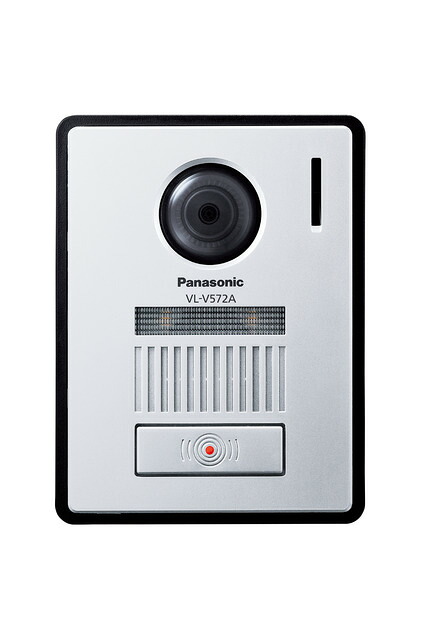 パナソニック 部屋の入り口電話機【VL-V572AL-S】写真機玄関番機 見せびらかす型 広角水晶体・LEDともし火付・逆光手を加える付