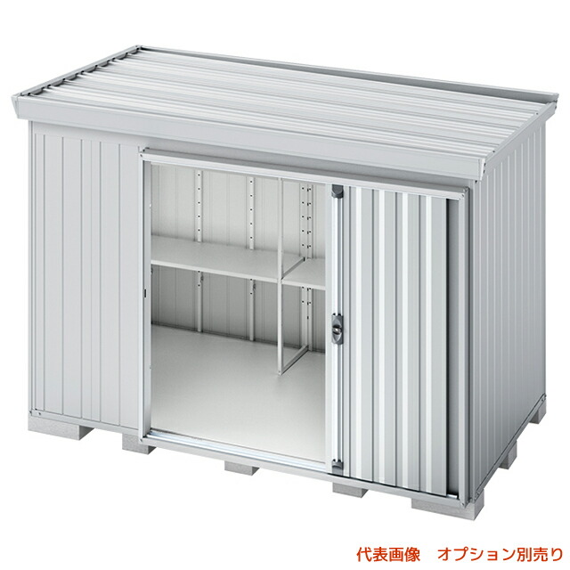 ●u.イナバ物置/稲葉製作所【FK-3015S】PS プラチナシルバー FK フォルタ 屋根傾斜変更タイプ 豪雪型 屋根傾斜側面流れ 基礎ブロック別途 注2週
