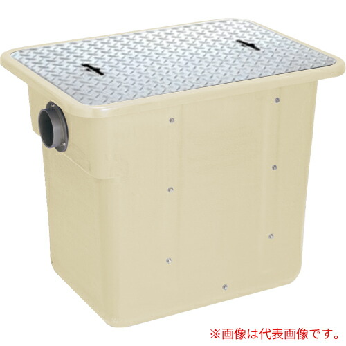 ●前澤化成工業 【GTA-B75P(SUS蓋)】差し油落とし穴 配管流入埋設型 GTA-P FRP製〔固定ディスク〕