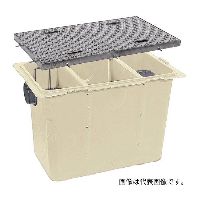 ●前澤化成工業 【GT-B60P(T-2メッキ蓋)】差し油落とし穴 配管流入埋設型 GT-P FRP製 軽掛け目 受注生み出すこと〔固定ディスク〕