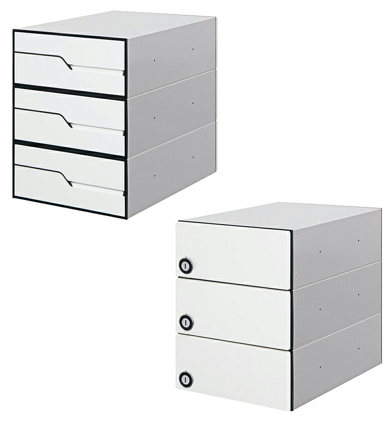 ●u.田島メタルワーク【MX-92-28FBU-3-W(シリンダー錠)】ホワイト 集合タイプ郵便受 大型郵便対応タイプ 屋内・前入後出 3段 受注生産｜クローバー資材館