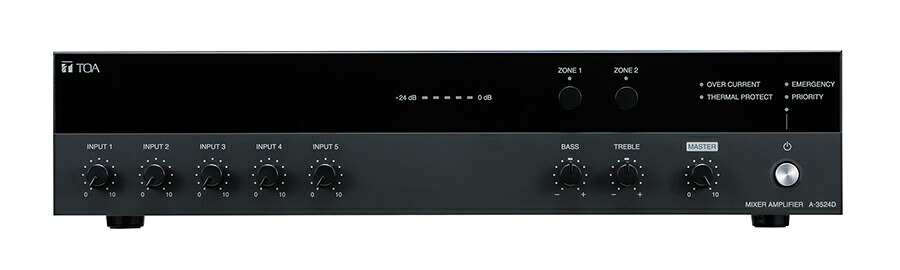 TOA デュアルパワーアンプ アナログパワーアンプ | 商品 | TOA株式会社