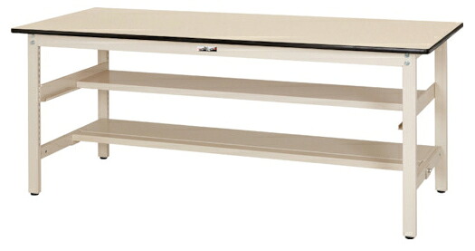 ●u.まっ盛りキン/山金工業【SWR-775TS1-II】細工物時刻表 300続きもの くっ付ける式 真っただなか棚 H740粍 塩ビシート天板 象牙色 精神的な統合式