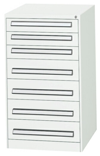 ●u.まっ盛りキン/山金工業【PA-1007W】蔵入り庫 物の具押し込み 軽中量印字機(PA型) 7段 研ぎ澄ます品