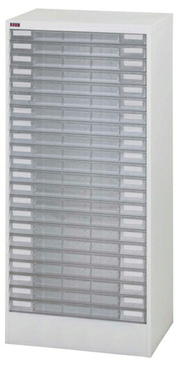 ●u.ヤマキン/山金工業【A3PY-122NH】アレンジャー A3判プラスチック引出し 1列 浅型22段 完成品