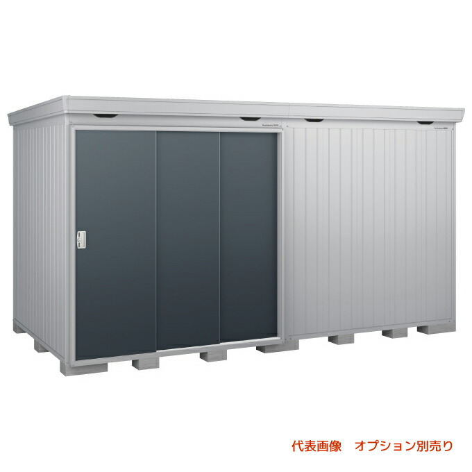 ●u.イナバ物置/稲葉製作所 【FP-4422HT】CG チャコールグレー FP フォルタプラス 多雪型 扉タイプ 基礎ブロック別途 注2週｜クローバー資材館 231,393円
