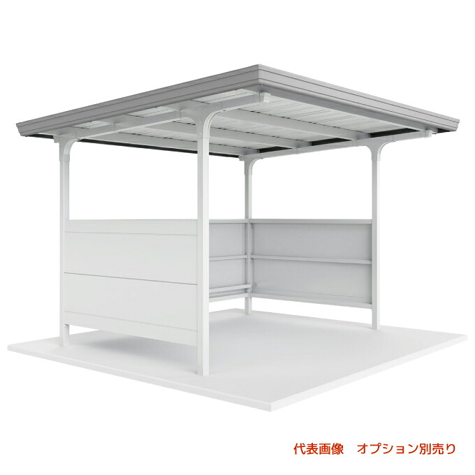 ●u.イナバ物置/稲葉製作所 【BFX-25】BFX 自転車置場 一般型 埋め込み方式 1棟タイプ 注2週｜クローバー資材館