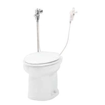 ●ネポン 簡易水洗便器【ATW-709G】ホワイト プリティーナ レギュラーサイズ 普通便座 フラッシュバルブ 700シリーズ オートフラッパー方式〔GD〕