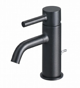 CERA/セラ 水栓金具【ZU6211-N1】エンボスドマットブラック 湯水混合栓(引棒付) パン〔EI〕