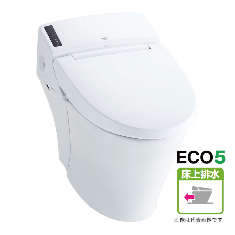 ●INAX/LIXIL 室内用便器【BC-K21P+DV-K213P-R3】表立った向けタンクレストイレ K213 営造用 床上げ水抜き かっこ良い遠隔操作〔GJ〕