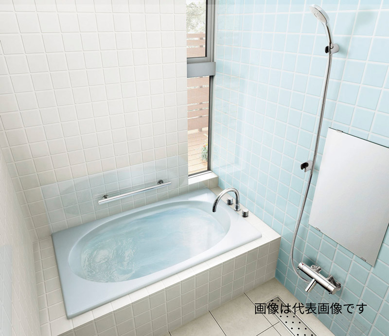 ●INAX/LIXIL グラスティN湯ぶね【ABND2-1300HPL】サーモ二階建てバスS 前垂れ：なし 250L 32kg プッシュワンウェイ お手て手持ち部分 受注約2週〔GH〕