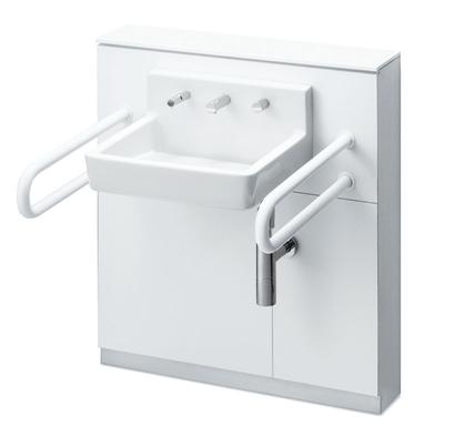 TOTO 表立った向け【XPTL01G】壁掛洗面腕っこき手摺り書き割り 暗然たる薄墨色 受注生み出すこと〔FI〕