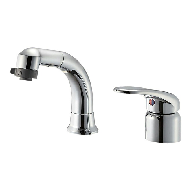 π三栄水栓/SANEI 水栓金具【K37110EJK-C-13】寒冷地 シングルスプレー混合栓(洗髪用)〔FA〕