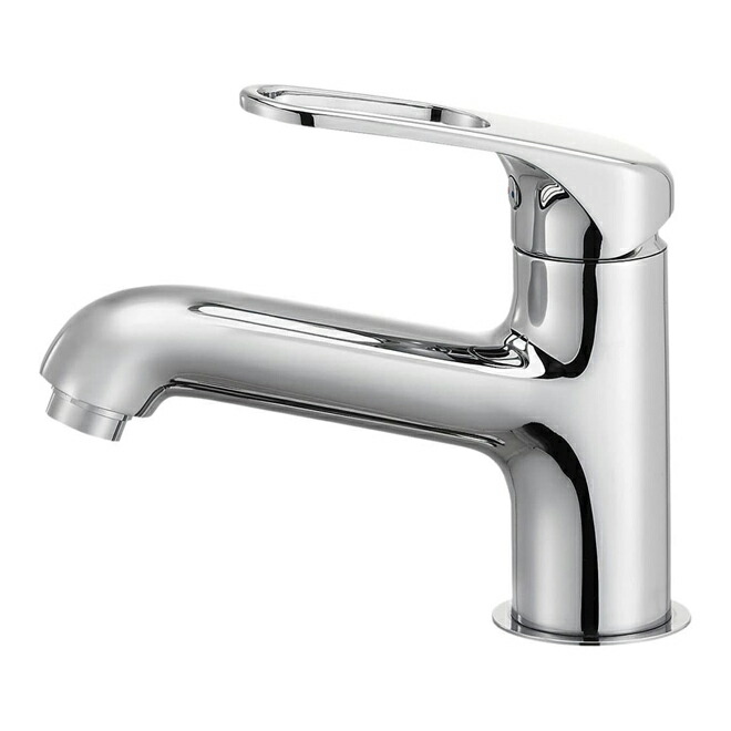三栄水栓/SANEI 水栓金具【K4710NJV-U-13】シングルワンホール洗面混合栓 (さく楽ナット付)〔FA〕 18,194円